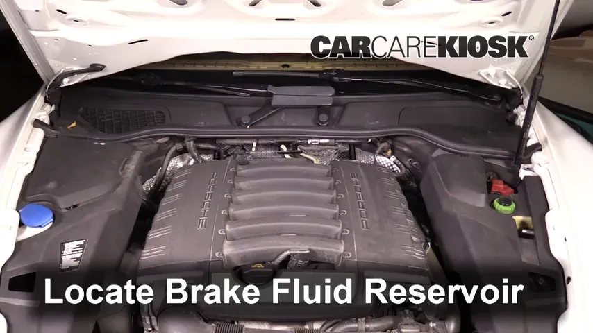 2013 Porsche Cayenne 3.6L V6 Brake Fluid Check Fluid Level